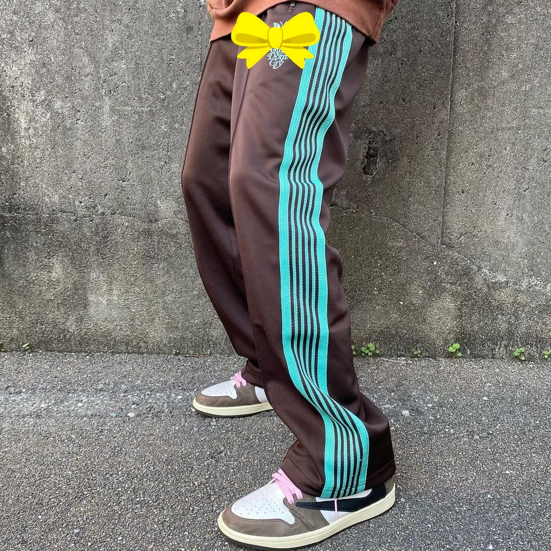 

Needles Track Butterfly Pants Draped Straight-Leg Men's & Women's Athletic Casual Long Pants