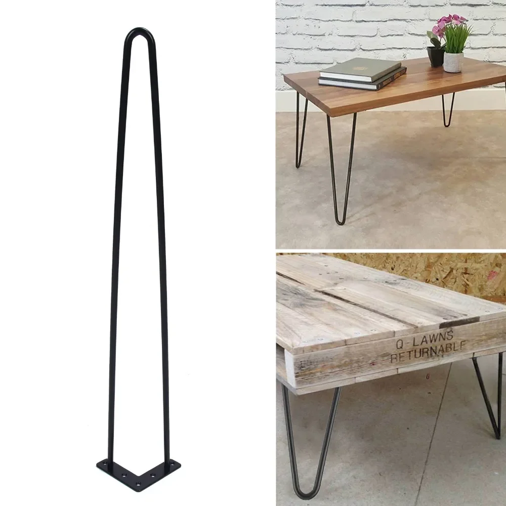 

Computer Desk Legs,4Pcs Black Iron Table Desk Legs Home Accessories for DIY Handcrafts Furniture 28inch,Computer Desk Legs