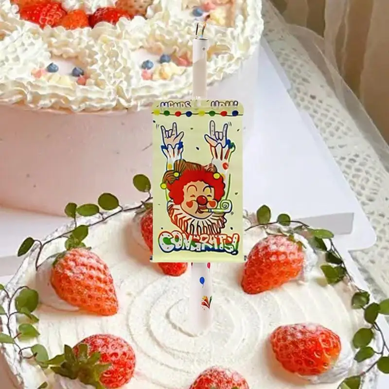 Birthday Cake Candles Unique Cake Candles Popup Banner Birthday Candle Whimsical Cake Props Children's Party Decoration Setups