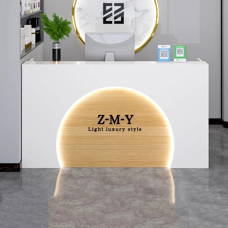 Unique Design Reception Counter Creative Trendy Classic Versatile Reception Desk Simple Trendy Tresen Rezeption Office Furniture