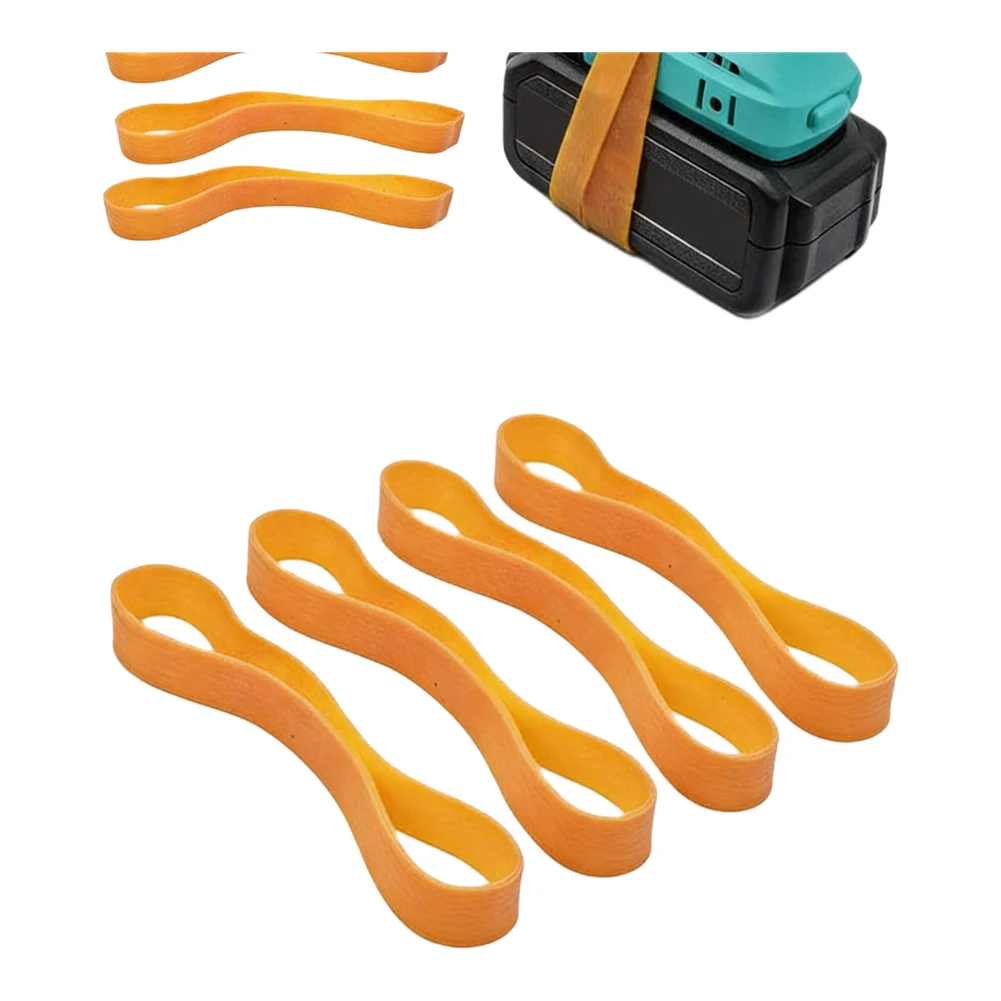 Stationery Holder Elastic Rubber Bands Anti-fall Fastening Natural Latex Heat Resistant Not Easy To Break Yellow