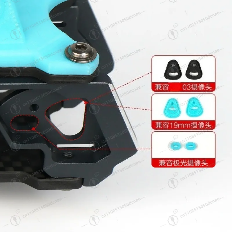 238mm 5 Inch Freestyle FPV Drone Frame 5mm Thick Arm Quick Disassembly 20/30.5mm Stack for HD VTX Bando Quadcopter DIY Parts