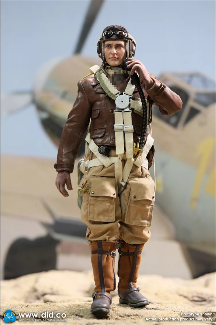 DID D80154 Fliegen Ace “Stern Von Afrika” Hans-Joachim Marseille 1/6 Action Figur