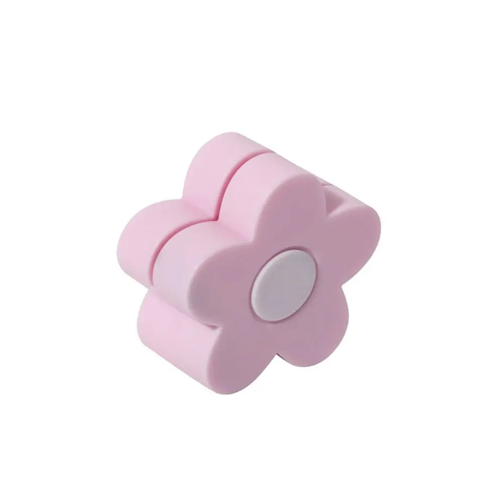 5PCS 3D Flower Shape Flower Photo Clip Freestanding Stable Postcard Holder Mini Multicolor Desktop Memo Holder Desktop Display