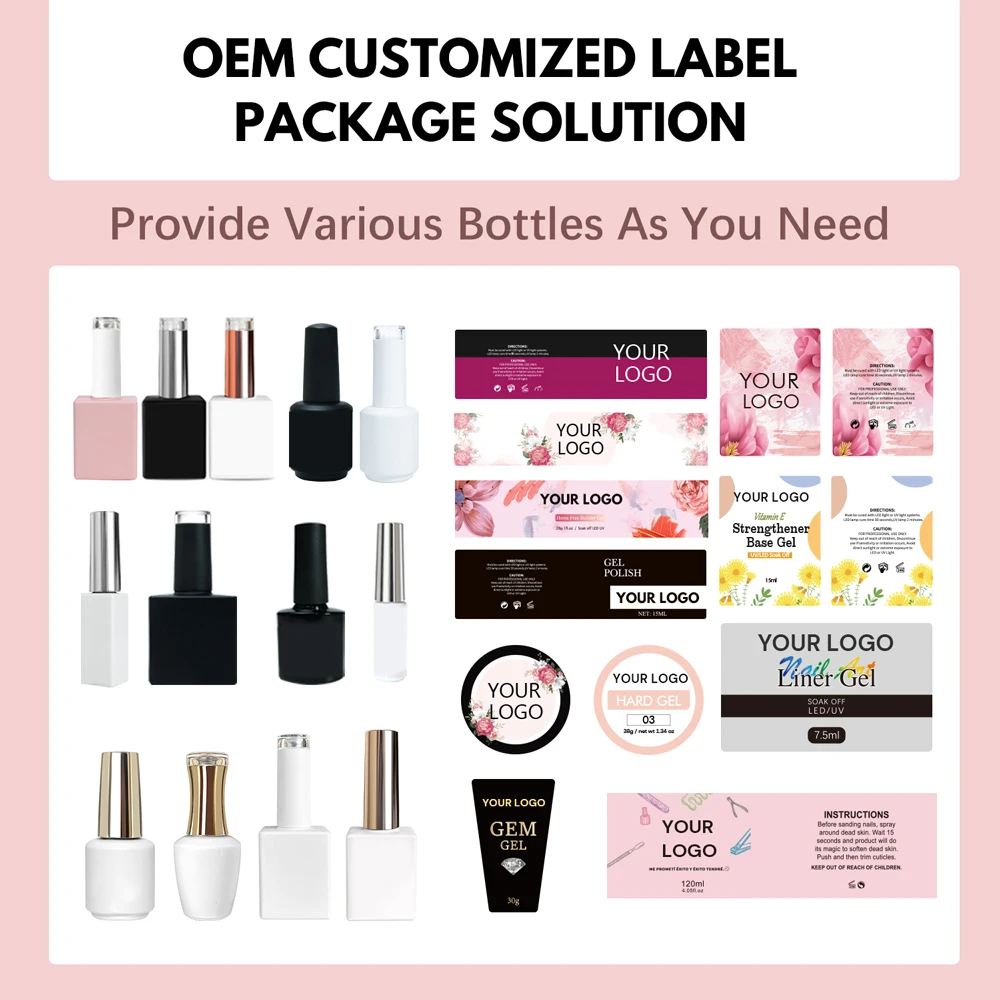 FZANEST Builder Top Strass Gel Nagelverlängerung Harz Flüssiggel Nicht klebriges Nagelreparaturset Acrilicos Gel für beschädigte Nägel