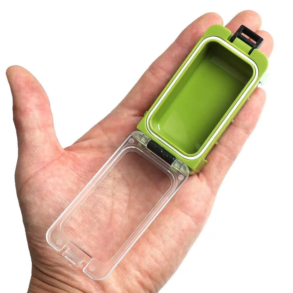 1 قطعة صندوق تخزين طُعم الصيد القابل للربط حاوية كوتاك المغناطيسية المضيئة صندوق ملحقات أدوات صيد السمك #5