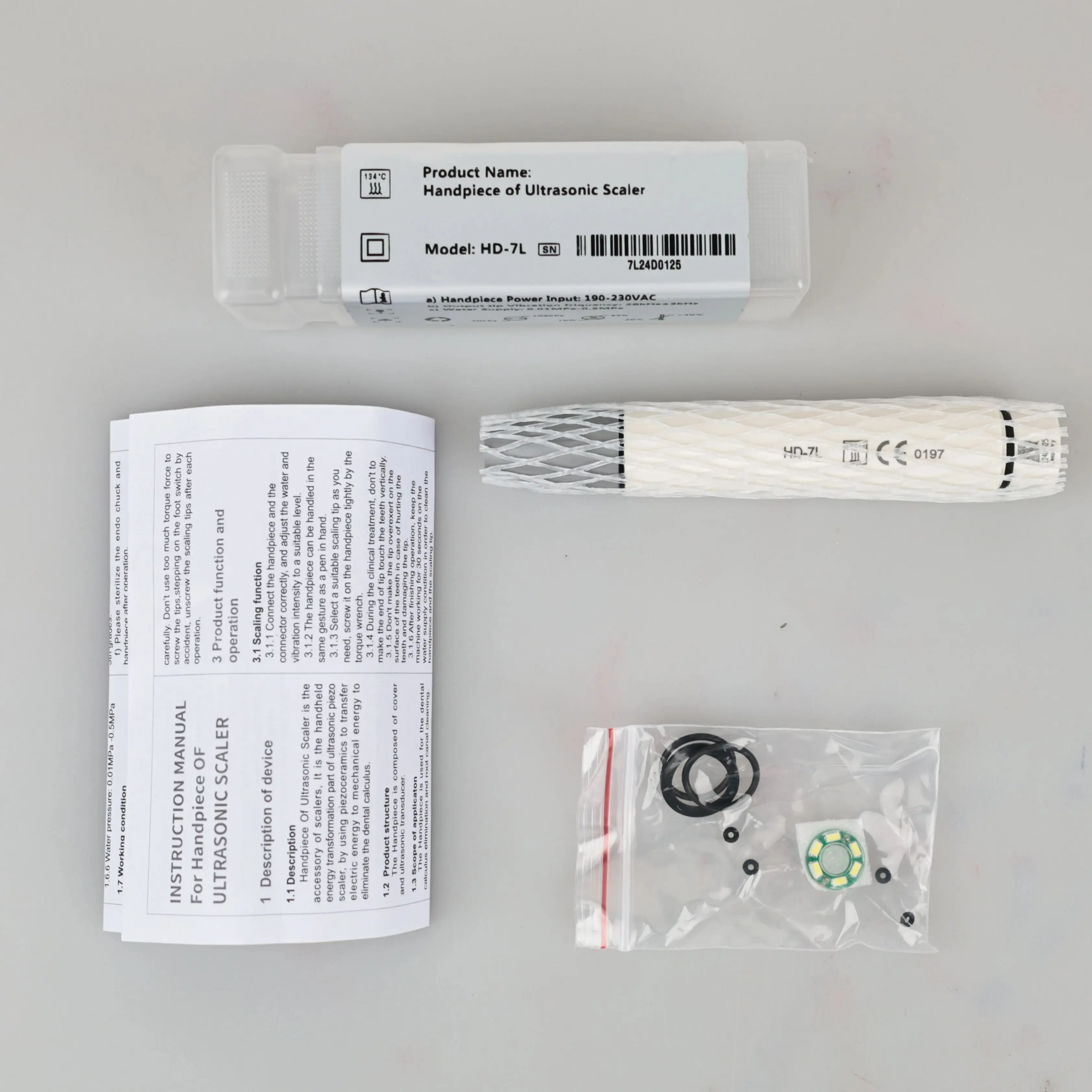 

Ультразвуковой пьезоскалер ELIJAH, стоматологический наконечник, светодиодный стоматологический 135 ° Ручка для стерилизации подходит для стоматолога EMS WOODPECKER UDS SATELEC DTE