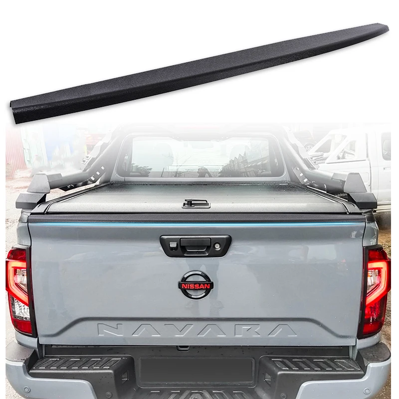 Rear Guard Cap Protector Rear Cover Tail Gate Truck Trim for NISSAN NAVARA 2021-2022 Car Styling Black 1pcs/set