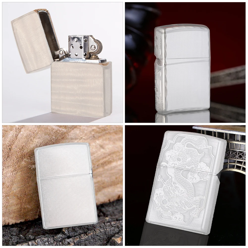 Transparent Tpu Soft Protective Shell Fit For Zippo Regular Size Lighter Anti Scratch Drop Protect Paint Outer Case Accessories