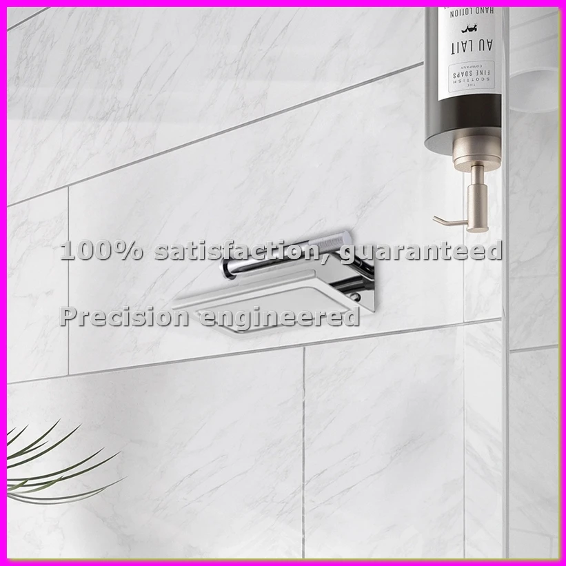 Wall-Mounted Stainless Steel Bathroom Roll Paper Rack Dual Holder Toilet Paper Mobile Phone Stand for Household Use-AD23