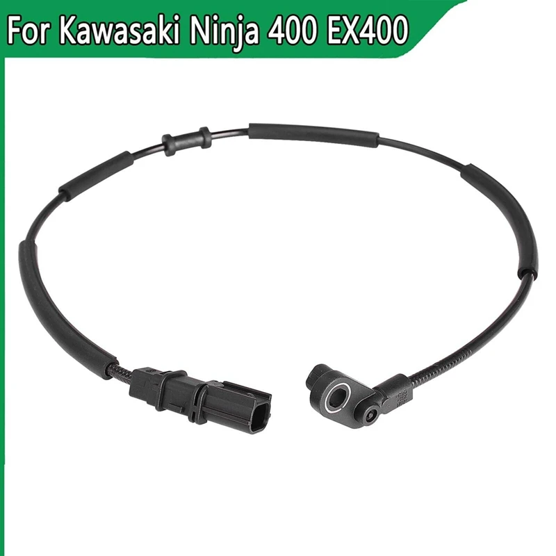 1 Piece Front Brake ABS Speed Sensor Cable Black ABS For Kawasaki Ninja 400 Z400 2018-2022