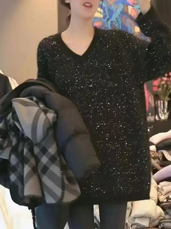 

Sweaters Jumpers Pullovers Women Jumper Hollow Out Irregular Solid BF Y2K Business Meeting Professional Modern Simple Autumn Fit