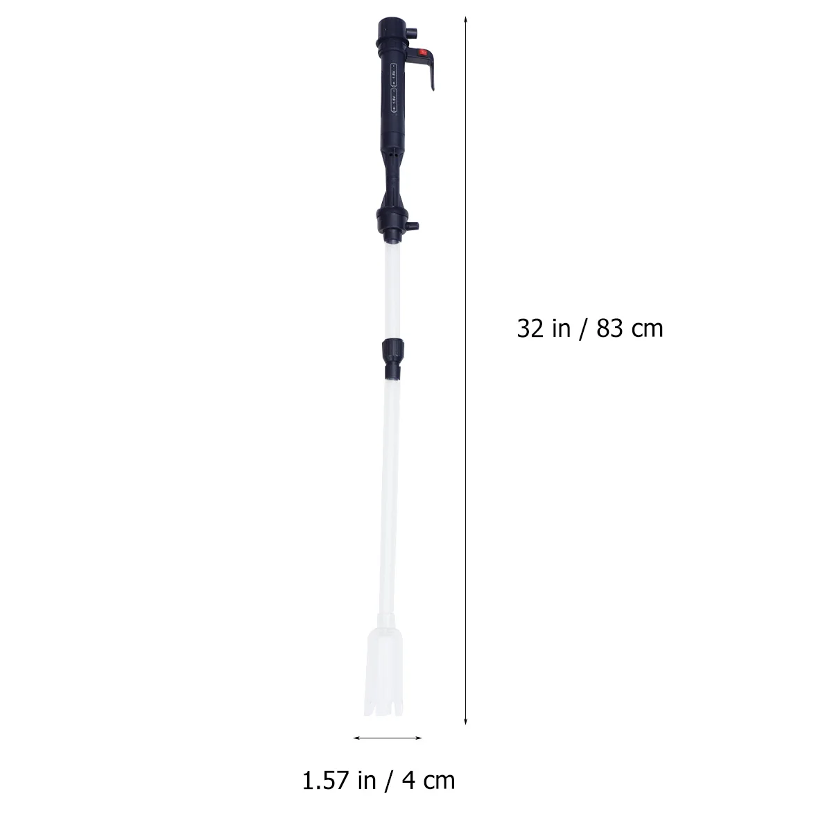 

Cordless Aquarium Siphon Fish Tank Vacuum Cleaner Gravel Water Filter Tool Dark Blue Easy Operation No Power Adapter