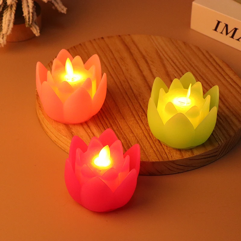 LED Electronic Candle Battery Operated Lamp Candles Decorative Warm White Flickering Flame Candles Indoor Outdoor Lighting