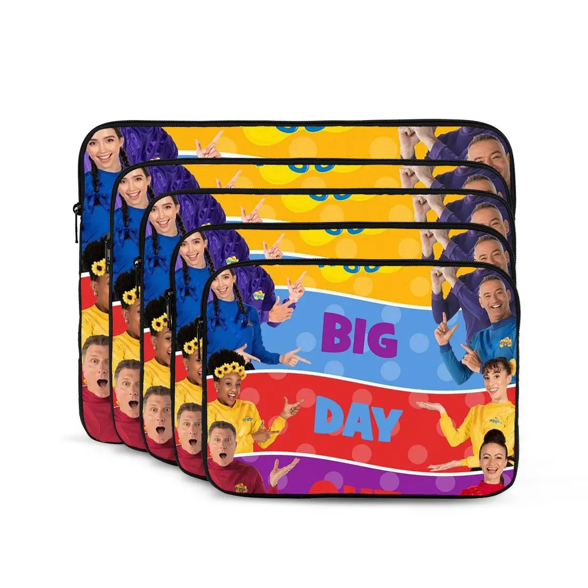 The Wiggles Tv Show Music Band Notebook Laptop Bag Case Pouch For Macbook Air Pro Tablet Shockproof Case Bag