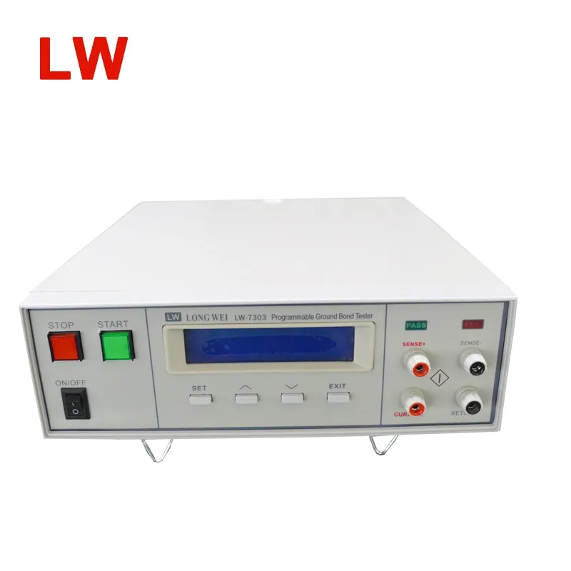 Good Quality Low Price Programmable 6v 30a Earth Resistance Tester Ground Bond Tester