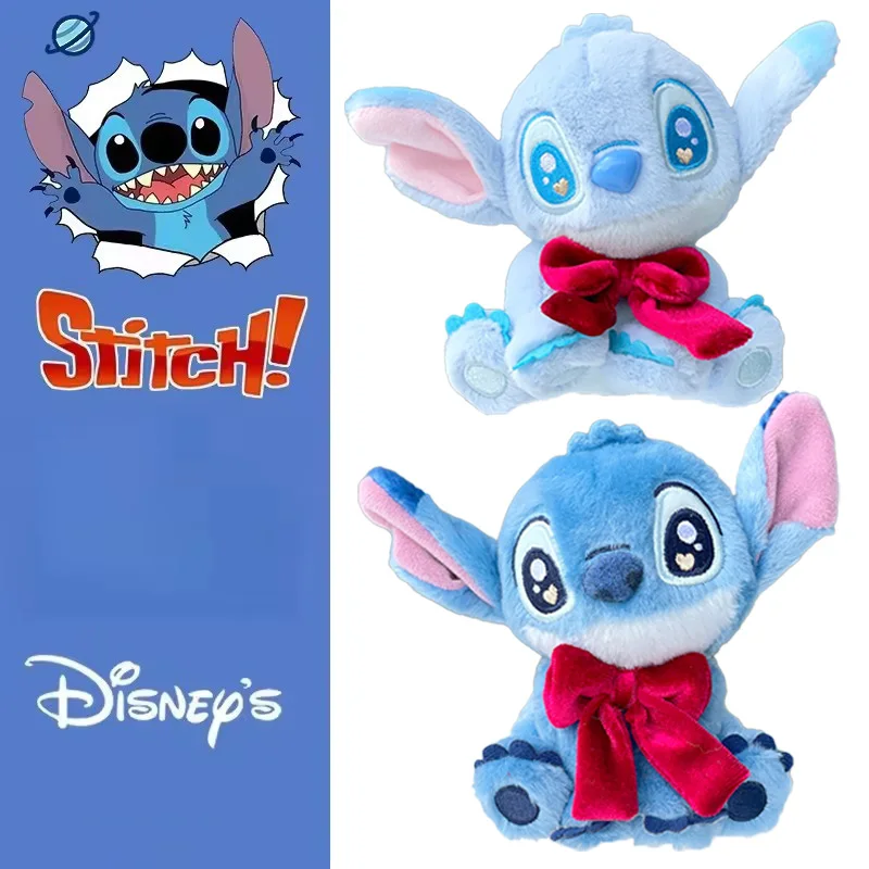 

New Style Disney Stitch Plush Toy Keychain Stuffed Doll Cute Lilo & Stitch Hight Quality Children Birthday Christmas Gift 2025