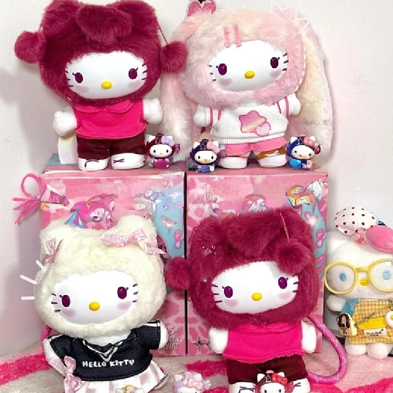 

Pop Star Series Vinyl Plush Blind Box Kawaii Keychain Cartoon Bag Pendant Exquisite Desktop Decoration Surprise Mystery Box Gift