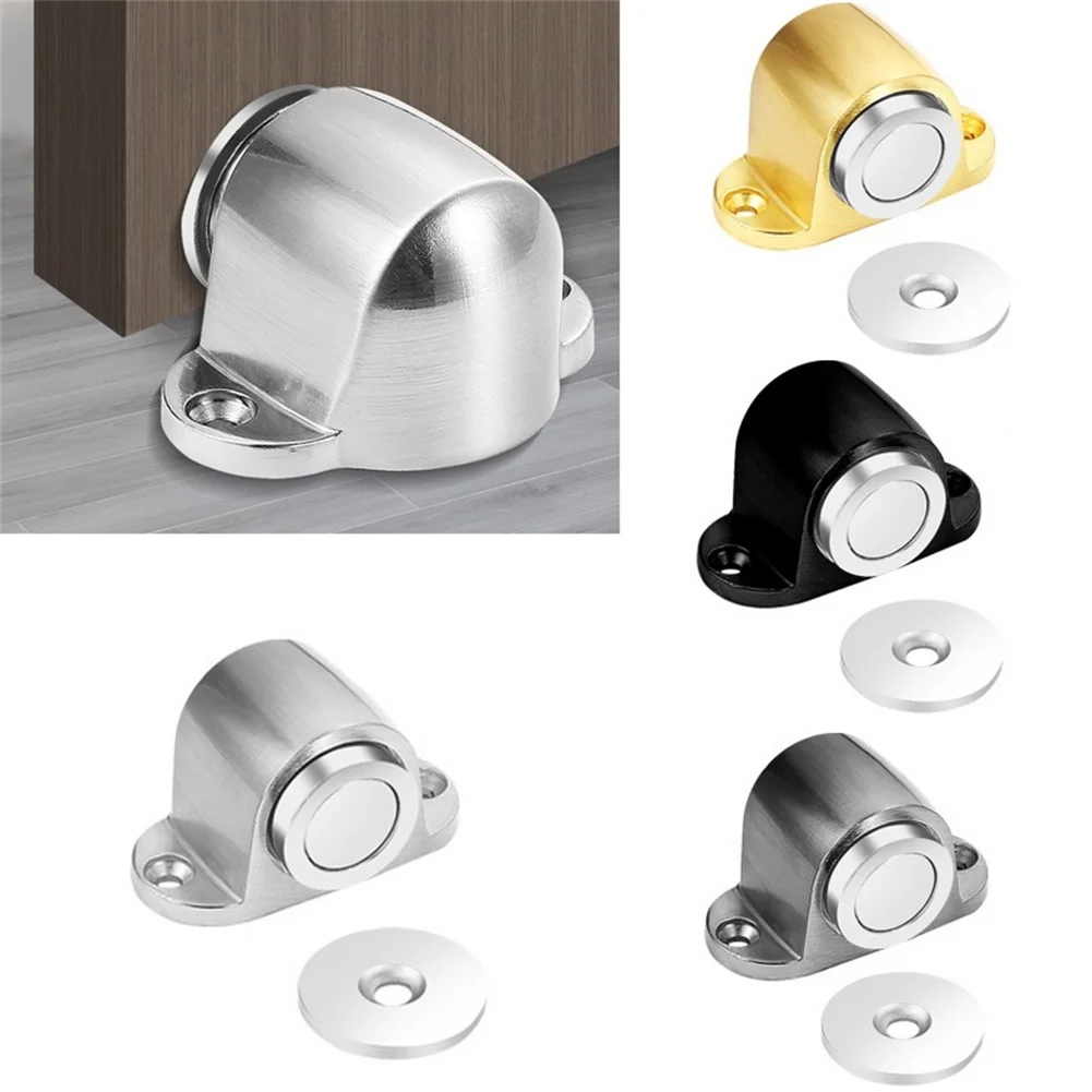 

Powerful Magnetic Door Holder Door Bumper Elegant Door Stop Grey Magnetic Door Stop Classic Home Decor Indoor Use