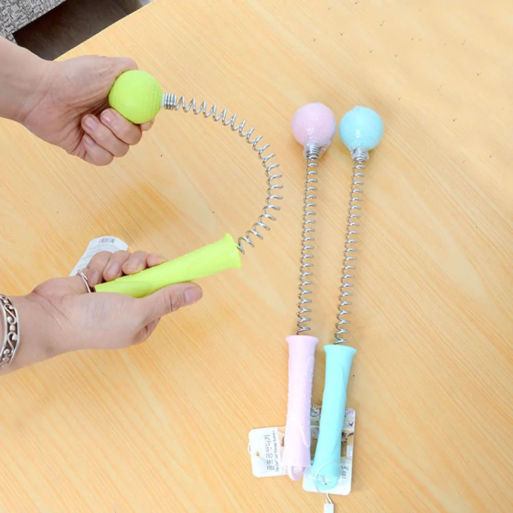 Bola de masaje ergonómica para relajarse el estrés, varilla con mango extensible, Ideal para viajes en casa, recuperación muscular y sistema inmunológico, 4 Uds.