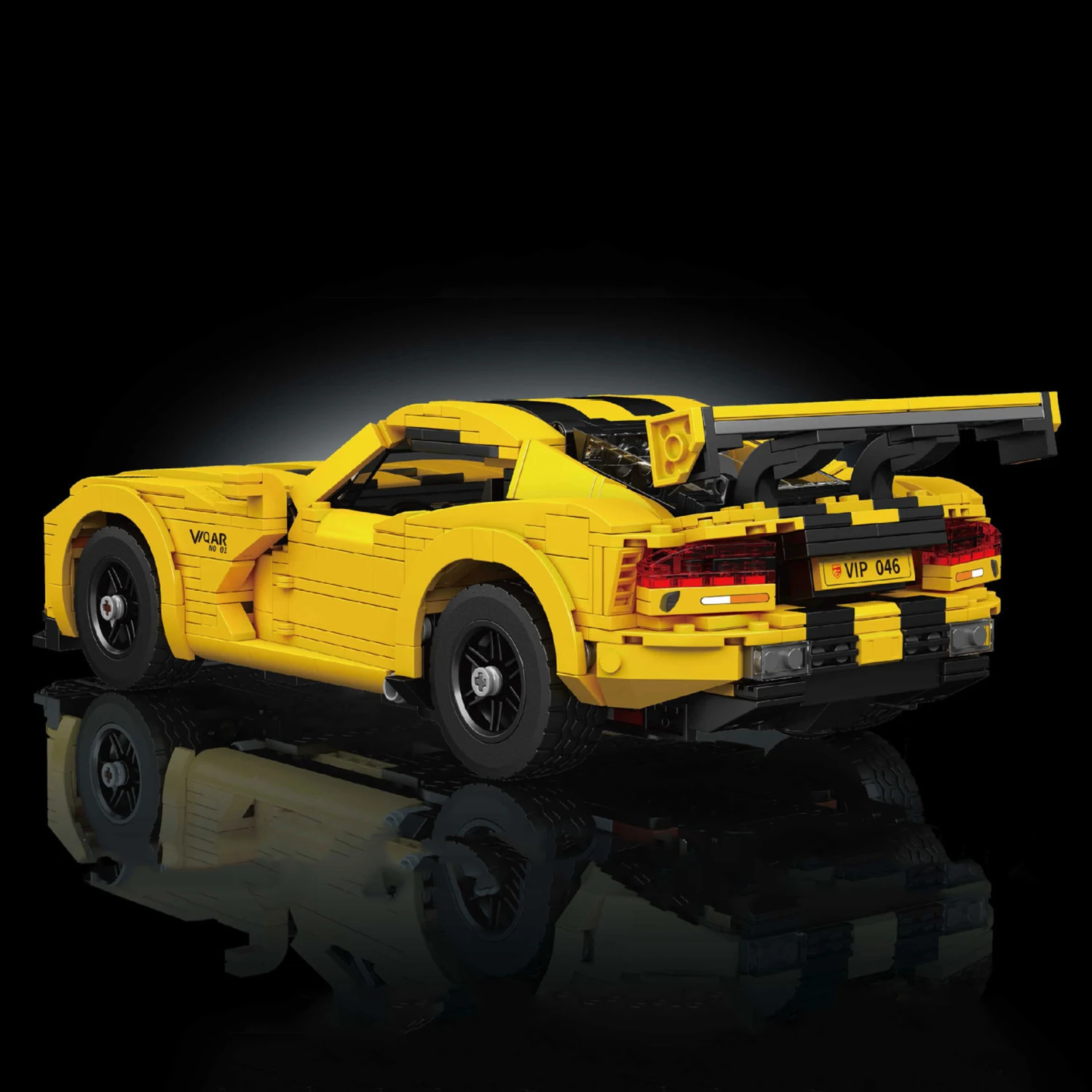 変形シリーズ クリエイティブスポーツカー ダッジ・バイパー風 組み立てブロック モデル玩具 大人向け