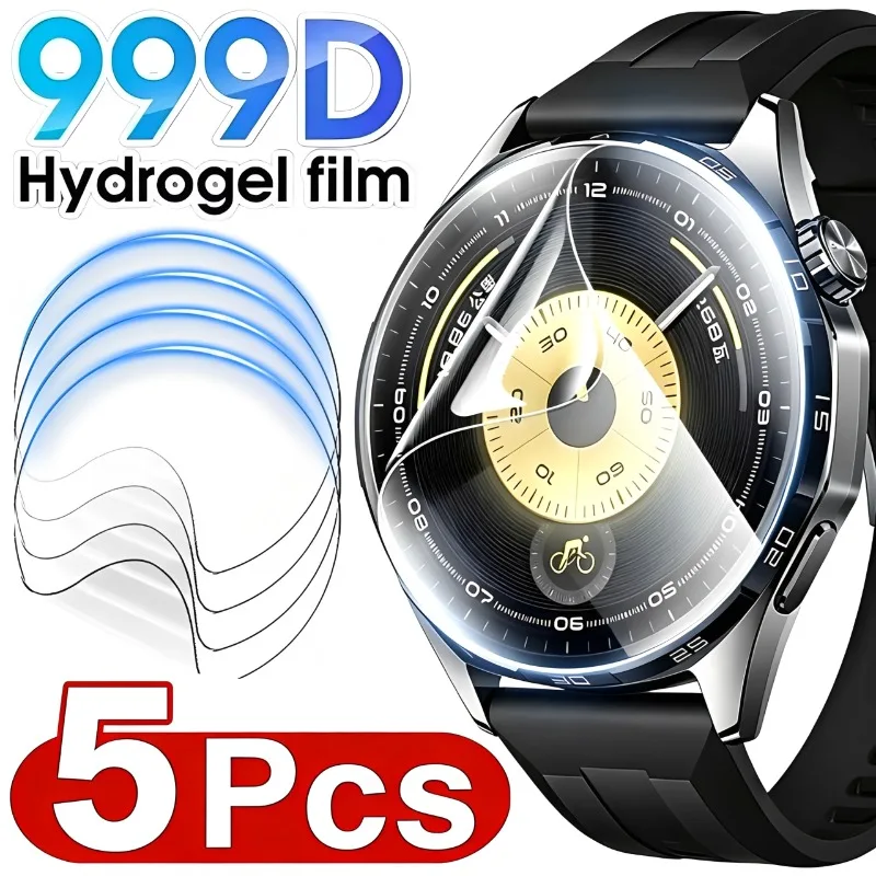 

5PCS for Huawei Watch GT6 6Pro Soft Hydrogel Films Flexible Shatterproof Screen Protectors for Huawei Watch GT 6 5 4 41MM 46MM