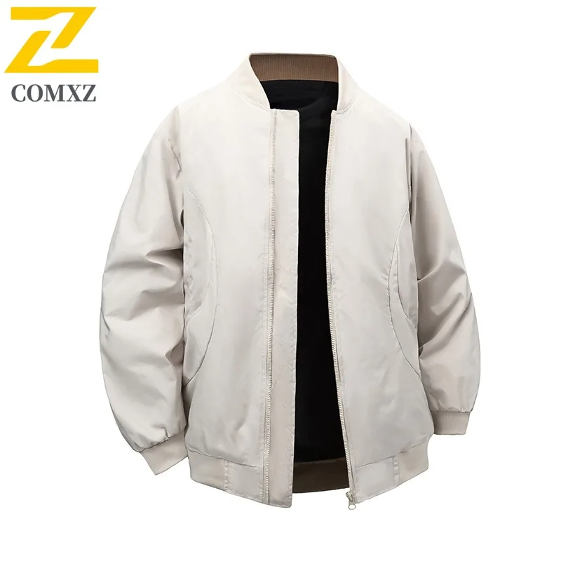 

COMXZ 2025 Men Women classic Jacket American Vintage Baseball Coat Spring Autumn Couple Fashion Casual Outerwear