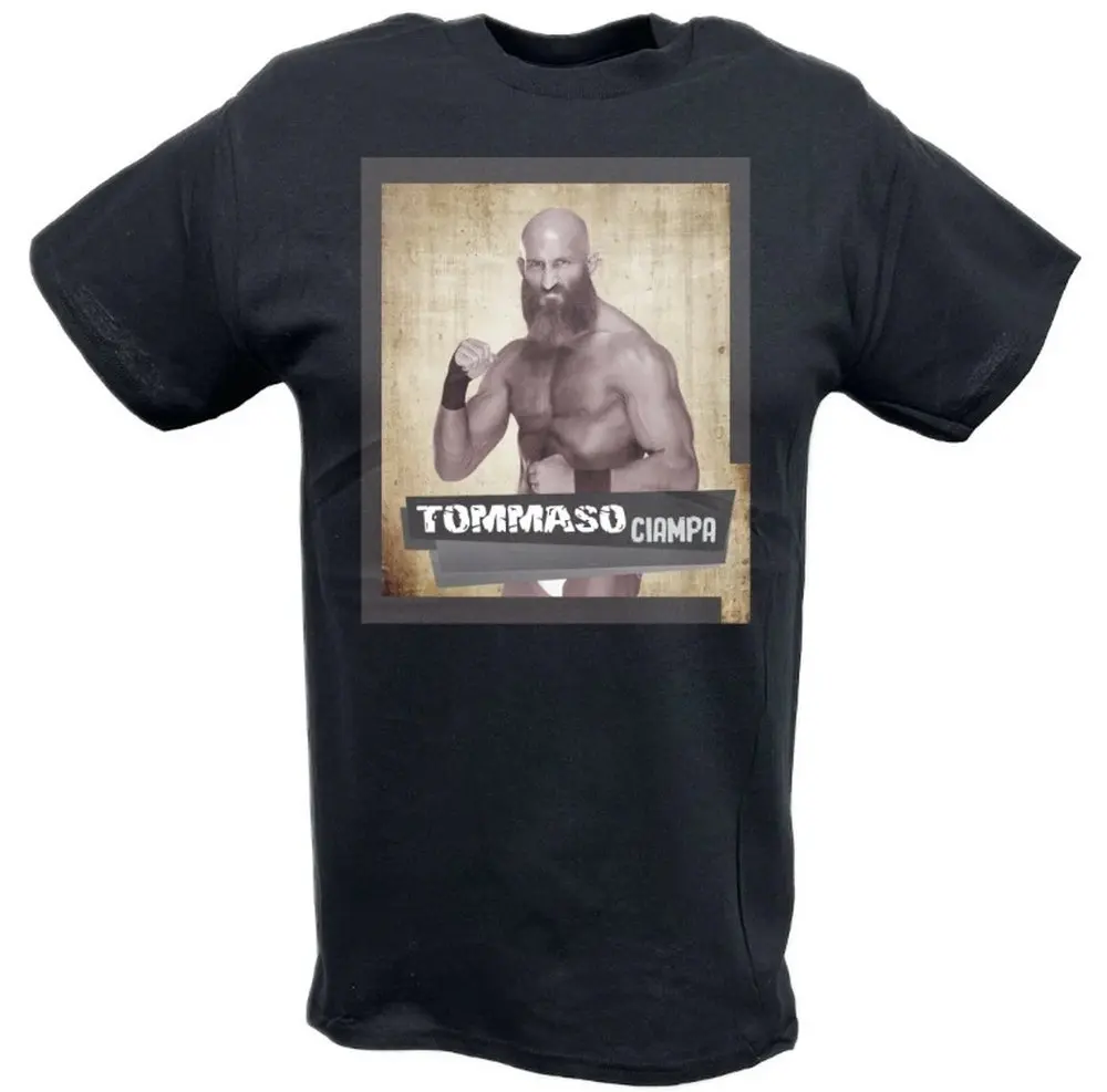 

2025 HOT SALE T SHIRTS Tommaso Ciampa Poster Print T-Shirt 00010075#A Wrestling Sports TEE Famous Wrestler FANS man clothes Str