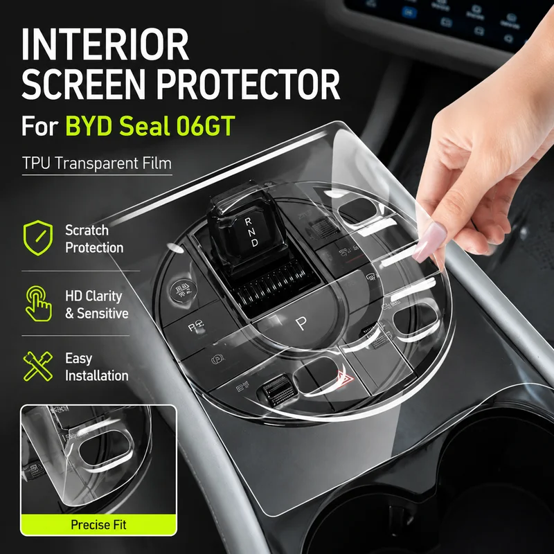 

Interior Screen Protector For BYD Seal 06GT TPU Transparent Film Car Accessories Easy Installation, Replacement Parts