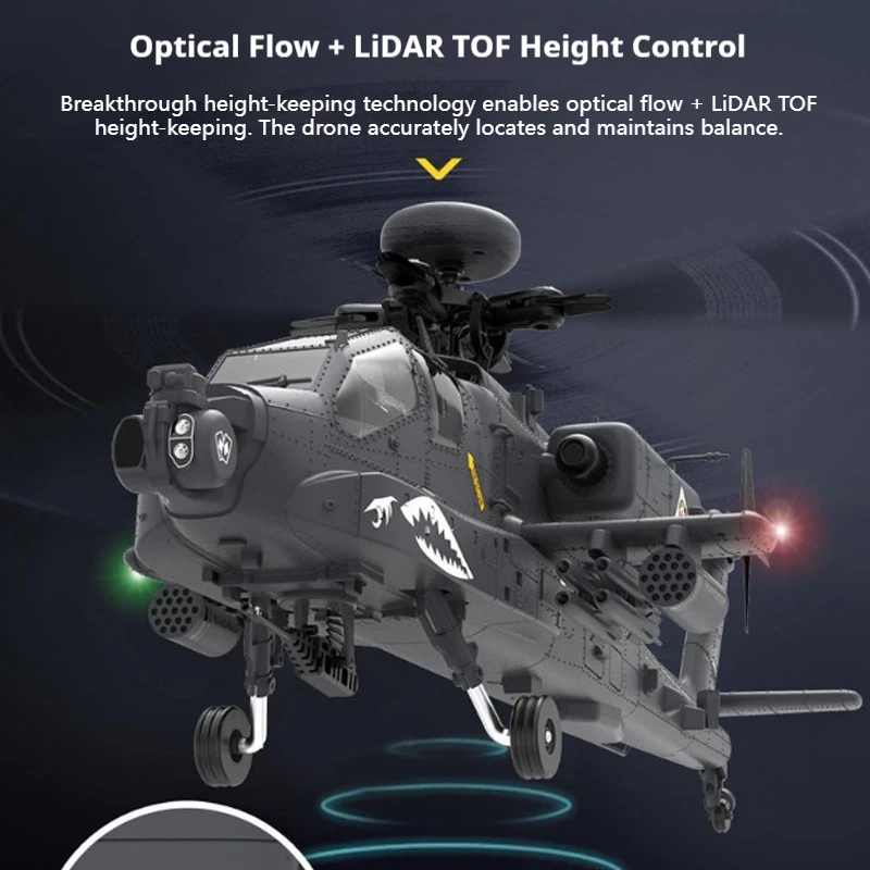 ドローン、型番F11S YXZNRC F11S 1:32 Rc Helicopter Yuxiang F11s Apache Armed
