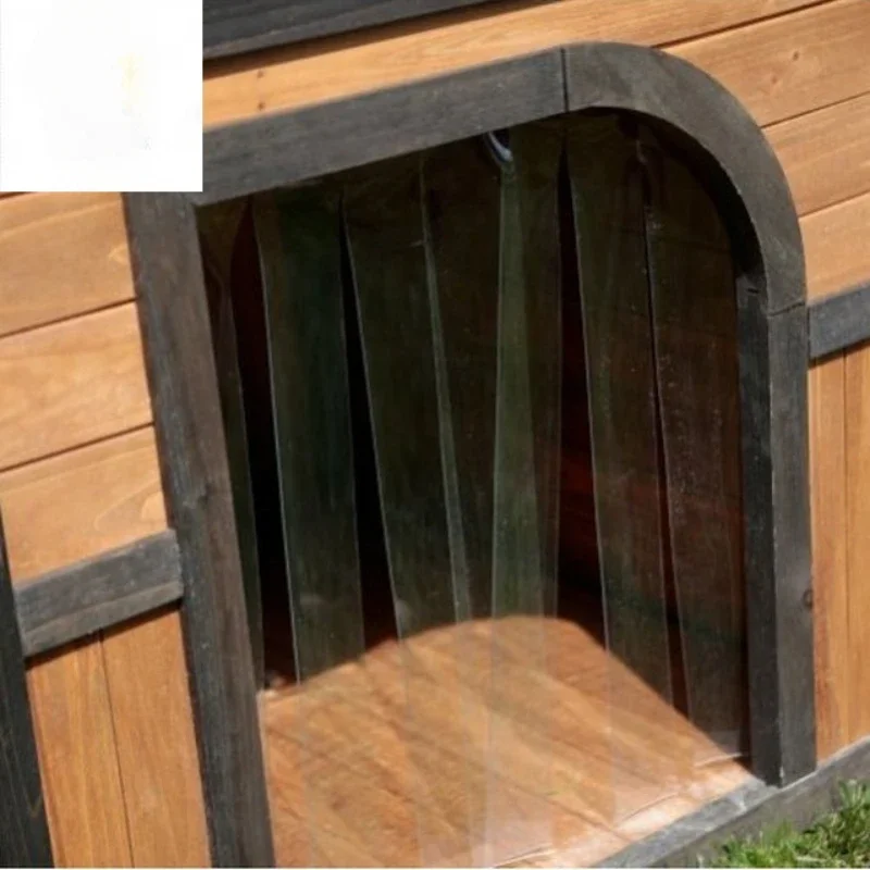 Extra Large Solid Wood Dog Houses Suits Two Dogs Or 1 Large Breeds Outdoor Dog Bed Has A Raised Bottom and Natural Insulation