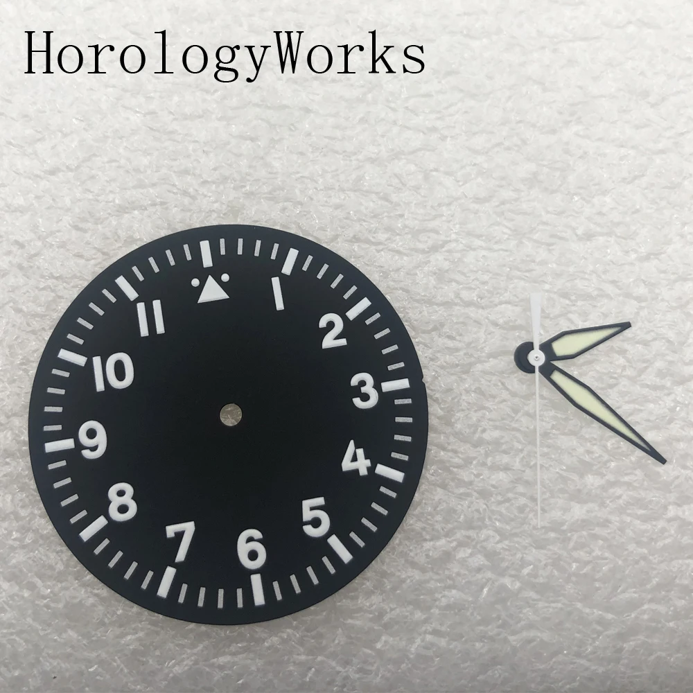 35.5 مللي متر الطلب العقيمة + الأيدي مضيئة صالح Mingzhu2813/3804 Miyota8205/8215/821A ساعة يد تعمل بالحركة أجزاء