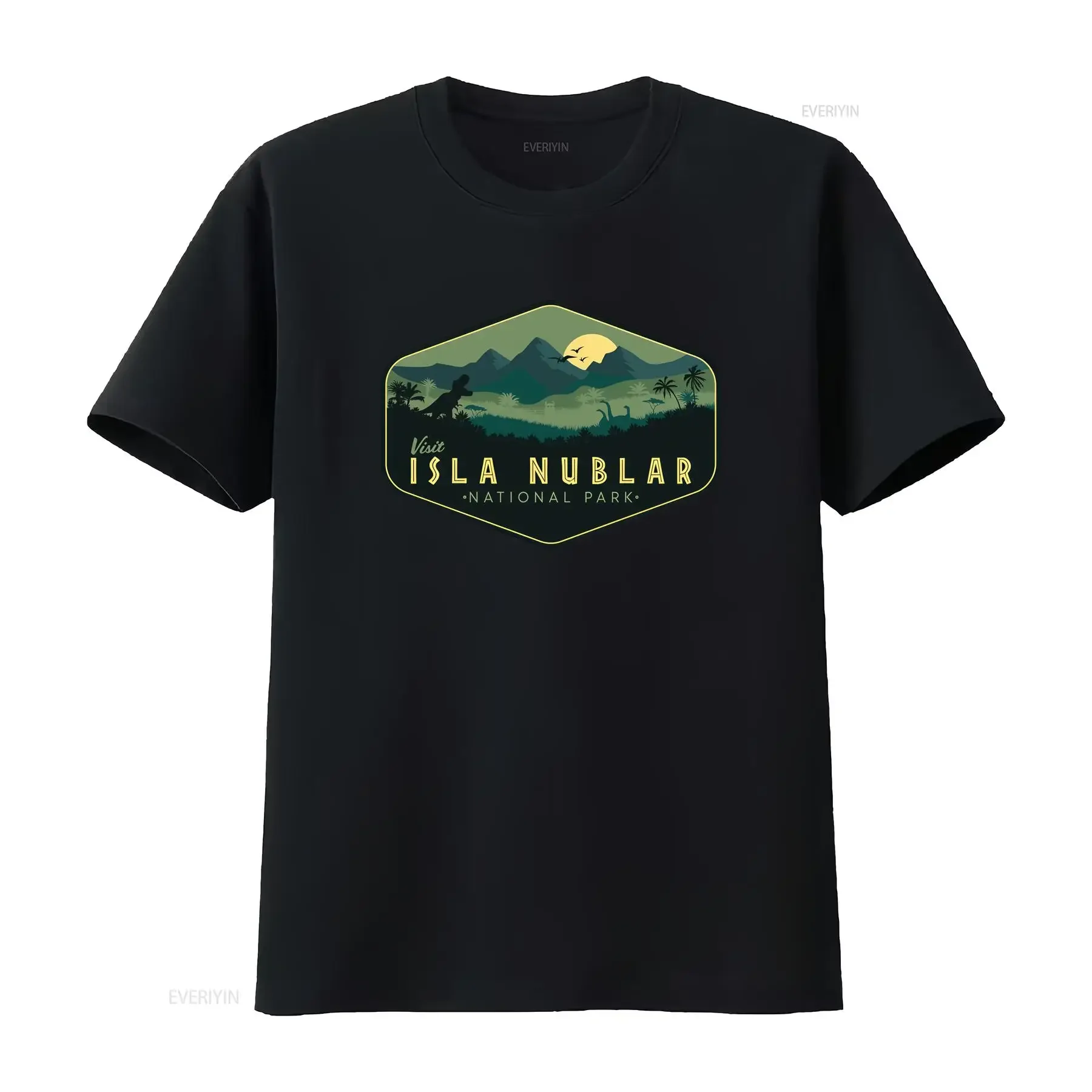 Jura sic Park T Shirt Movie Lover National World Dinosaur vintage Washed Stylish Casual Stretched Unisex Versatile streetwear