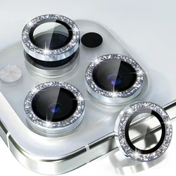 Camera Lens Protector For iPhone 17 Pro Max 17Pro Air 14 15 16 Pro Max Diamond Metal Protective Glass For iPhone 15 16 Plus Lens