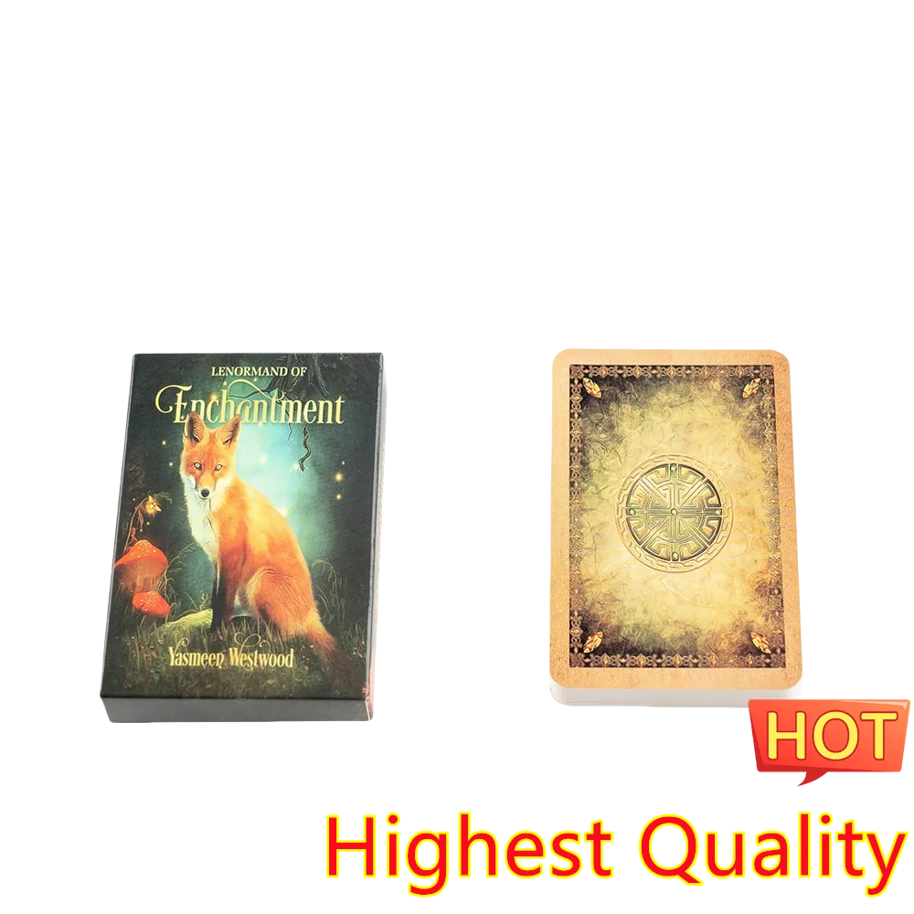 Jeździec Waite Lenormand Of Enchantment Karty Tarota Magic Arts Talia Gry Karciane Czarownica Karty Tarota Karta Wyroczni