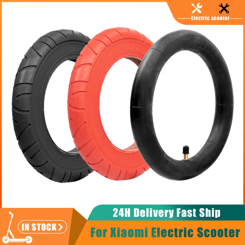 

Утолщенная шина 10x2 дюйма, 10-дюймовая пневматическая шина с внешней и внутренней камерами для электросамокатов Xiaomi Mijia M365, Mi Pro, Pro 2
