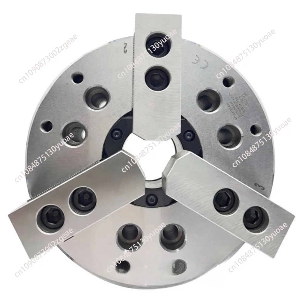 Hollow Hydraulic Chuck, Three-jaw Chuck Hydraulic Power Chuck 5 /6 /8 / 10/12 Inch Steel