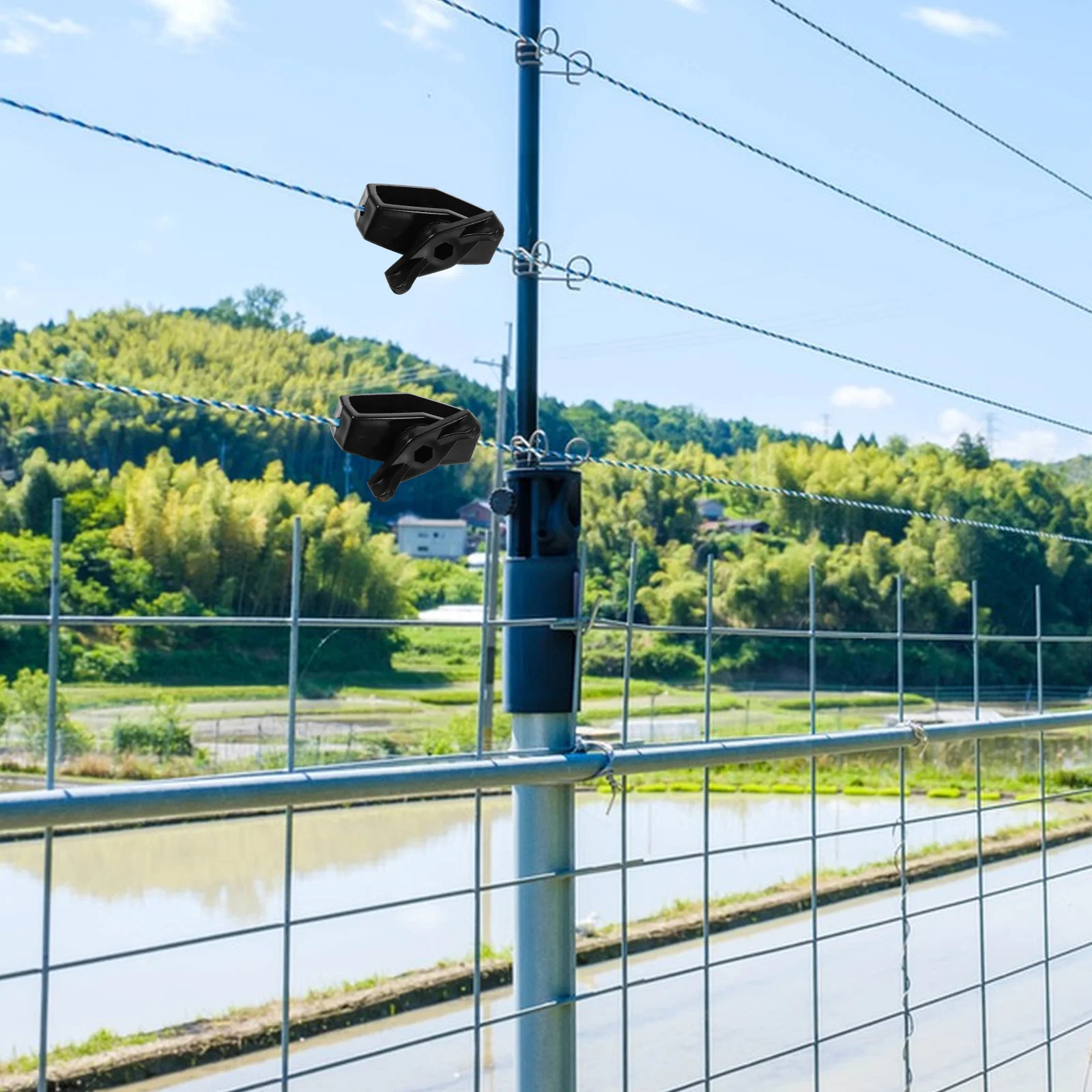 

6Pcs Cable Tensioner Heavy Duty Wire Rope Tightener Portable Garden Wire Tensioner Tool for Fencing Line Plastic Rope Tension