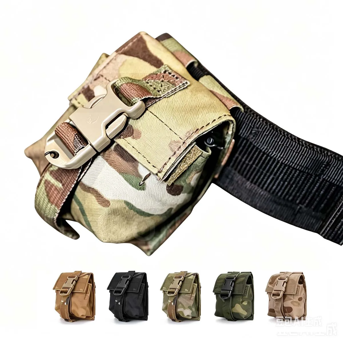 Emersongear-LBT Style Single Frag Grenade Pouch, Airsoft Combat Molle, EM6369