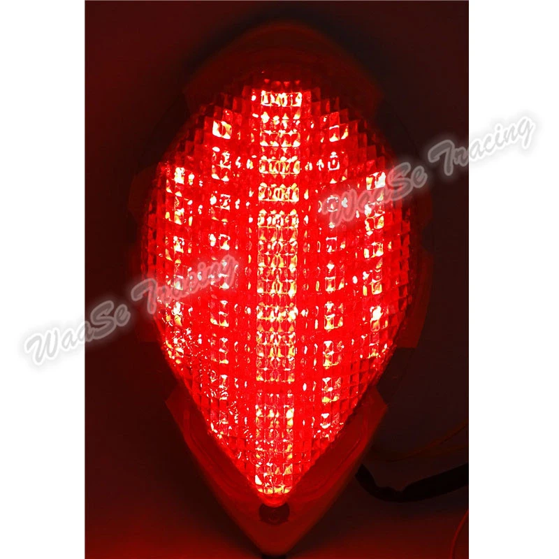 WAASE EMARK Rear Taillight Tail Brake Turn Signals Integrated Led Light For 2004 2005 2006 2007-2009 YAMAHA Road Star XV1700