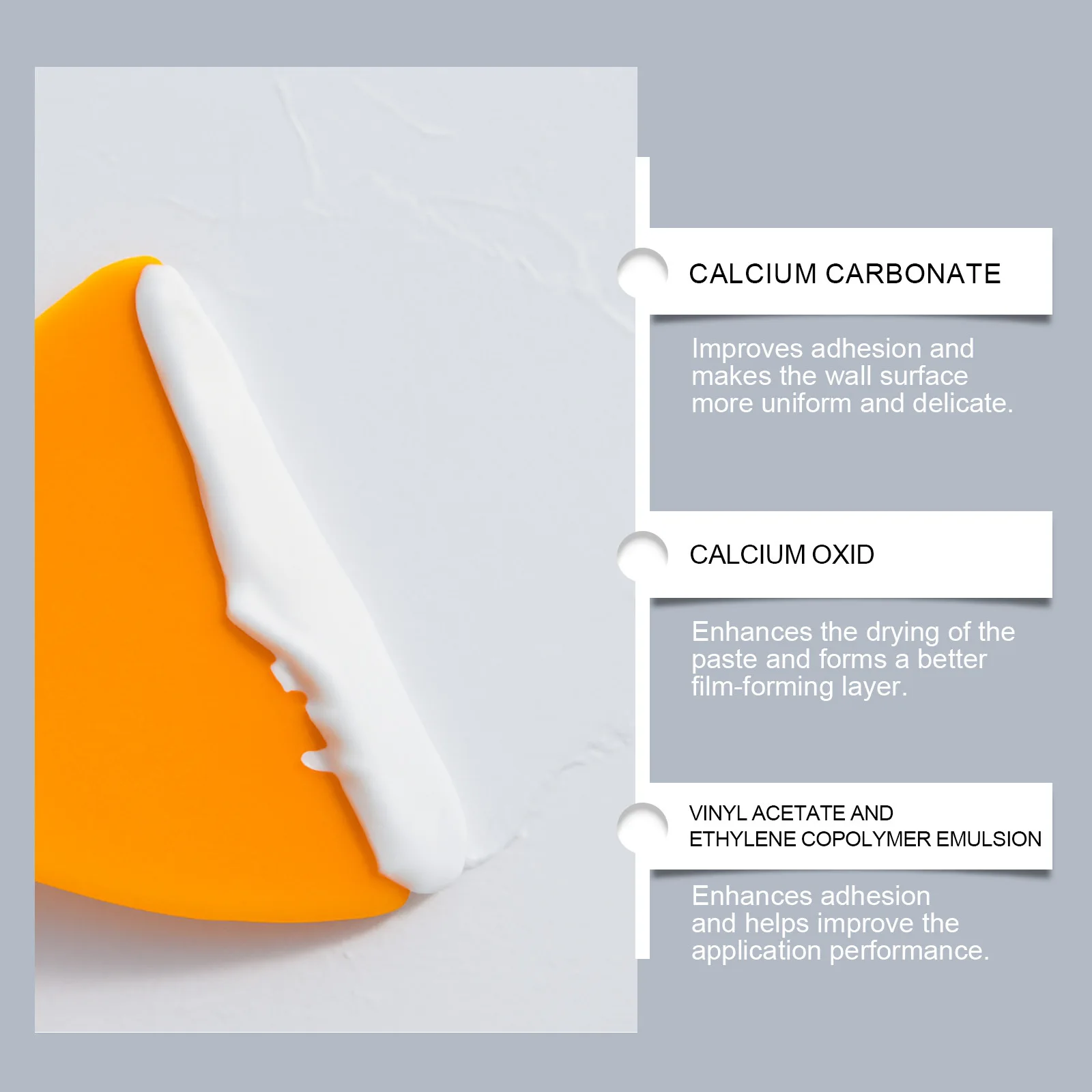 Efficient Wall Repair Putty Crack Filler for Home Renovation Eco-Friendly Smooth Texture Patching Paste with Spatula Kit