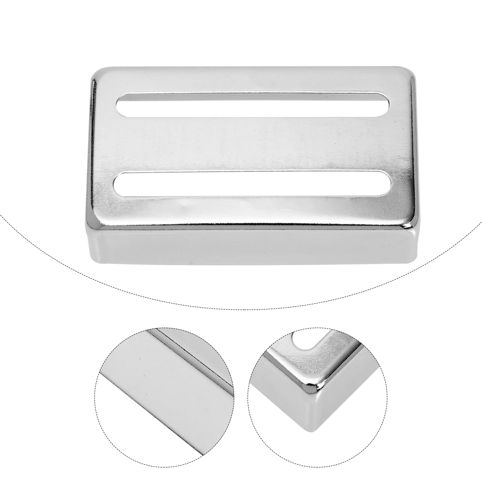 

Electric Guitar Humbucker Pickup Cover Brass Durable Scratch Impact Resistant Protective Cover For Noise Reduction