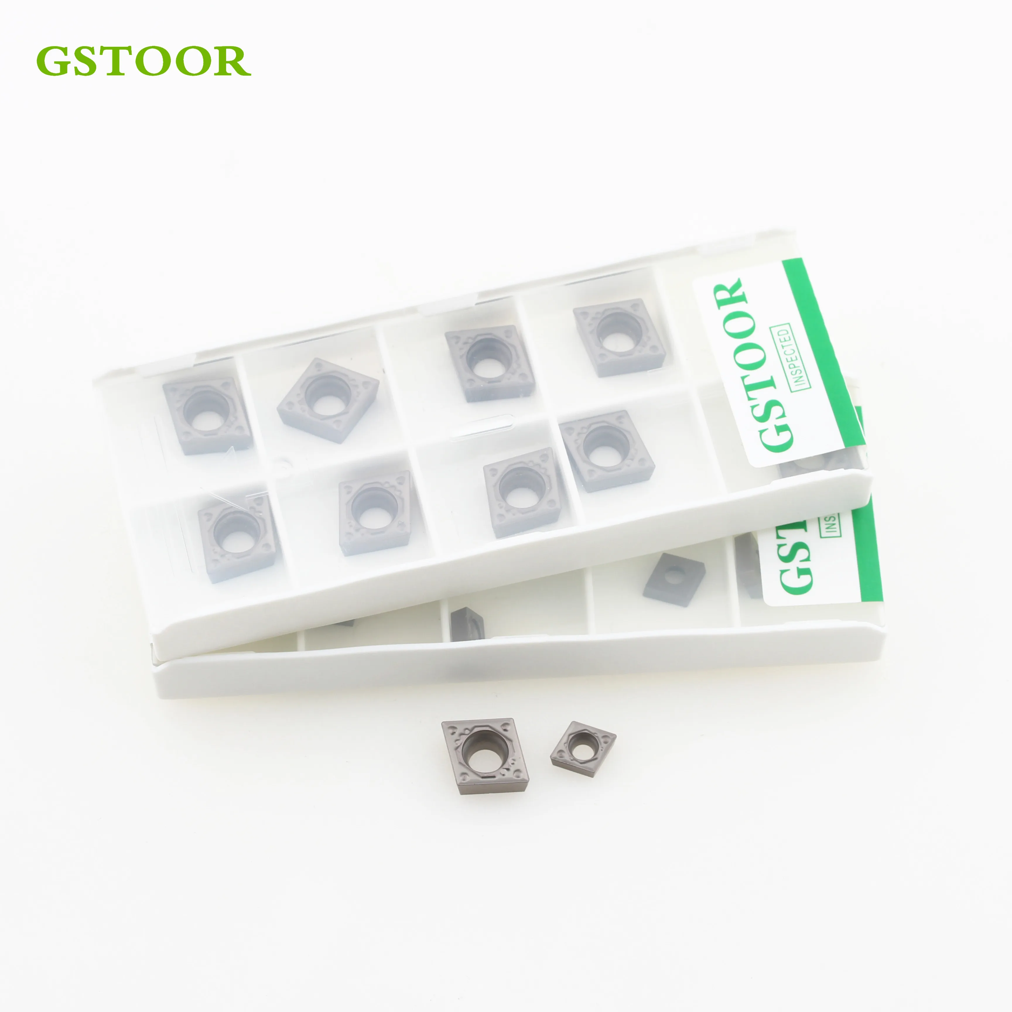 

CCMT060204 CCMT09T304 CCMT09T308 FG MT PS TC HQ Внутренние токарные инструменты Режущие лезвия из керамики Твердосплавные вставки для стальных деталей