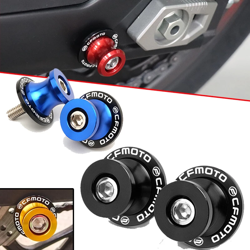 Neue Für CFMOTO CF 250SR 400NK 650NK 150NK 250NK 400GT 800M 800NK Schwinge Spulen Sliders Stand Schrauben schrauben M10 Motorrad Teile