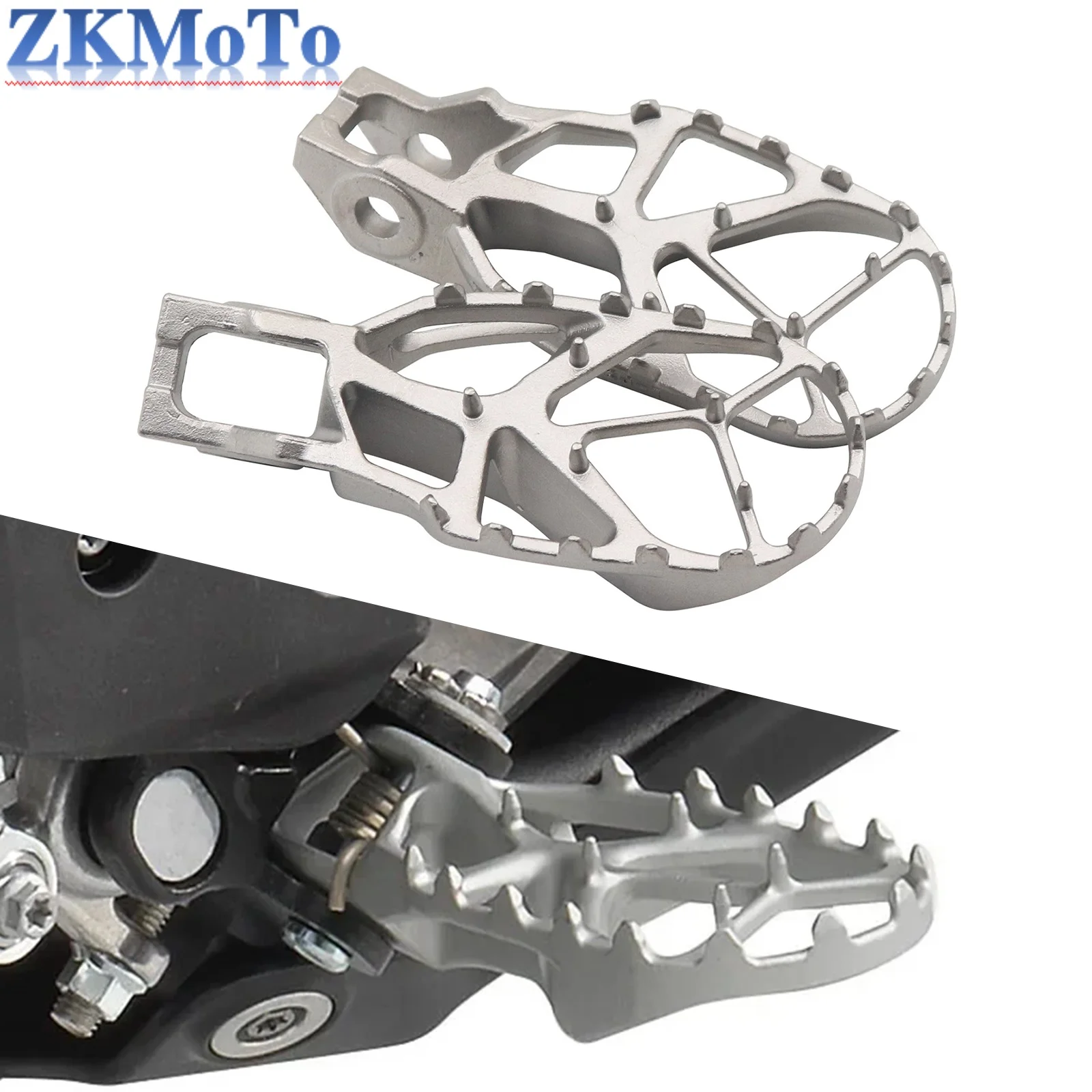 

Подножки для мотоцикла из нержавеющей стали, подставка для ног для газа MC MCF EX EXF EC ECF MC85 MC125 MC250 2021-2023 для KTM EXC EXCF SX XC