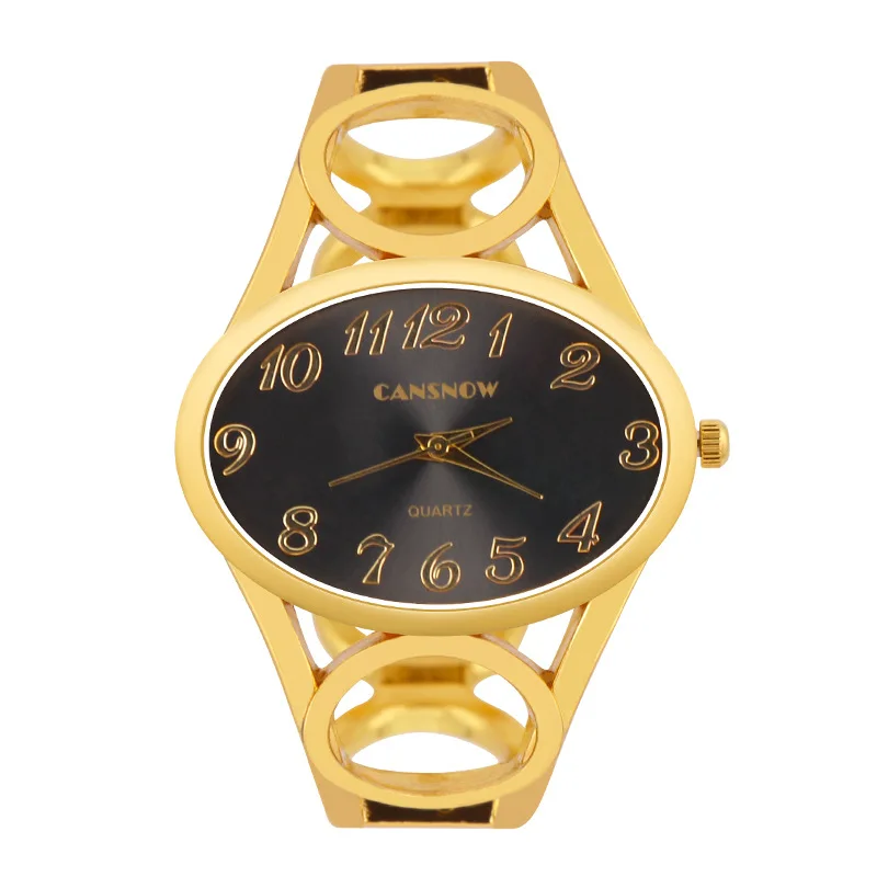 Fashion Bracelet Women Watch Gold Simple Ladies Wristwatch Steel Quartz Female Clock Hollow Band Watches Gift New reloj mujer