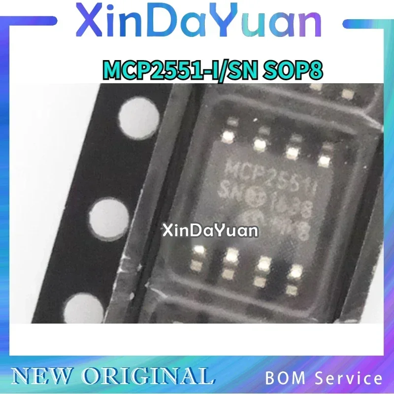 

10 pcs MCP2551I MCP2551 MCP2551-I/SN MCP2551T-I/SN SOP-8
