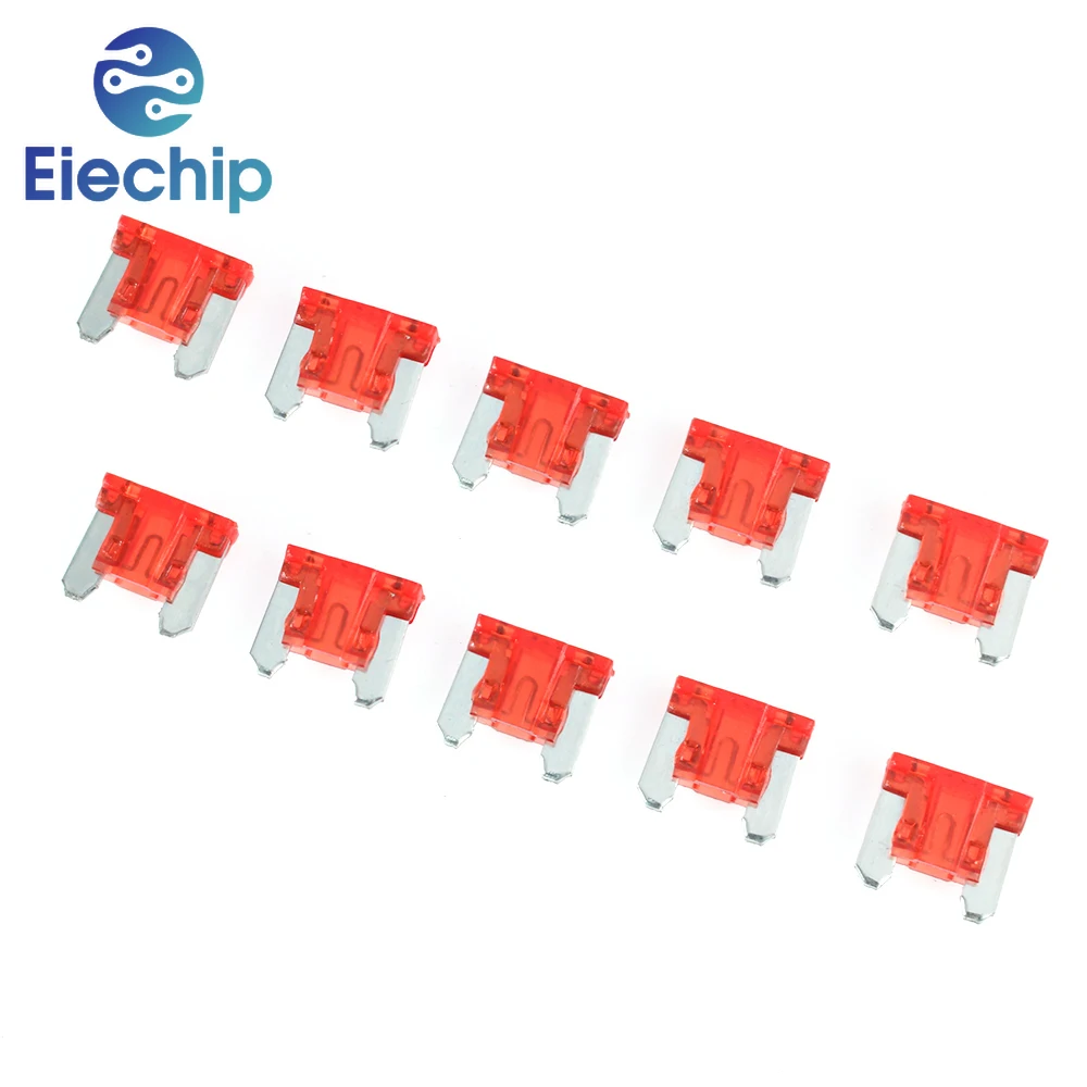 10pcs Car Fuse Mini Insert Car 5A 7.5A 10A 15A 20A 30A 35A 40A Integrated Circuits 9.5mmx11mm