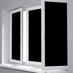 Pure Black Matte Electrostatic Glue-Free Glass Film Paper Opaque Door Sticker Privacy Protection Darkening Window Tint DIY Stick