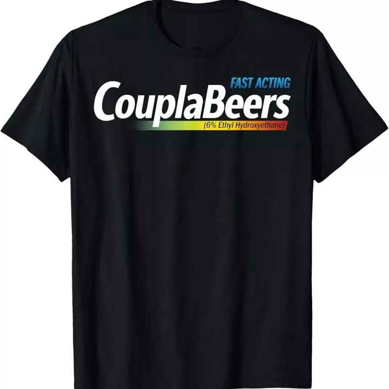 CouplaBeers Couple of Beers Funny Meme Fast Acting T Shirt